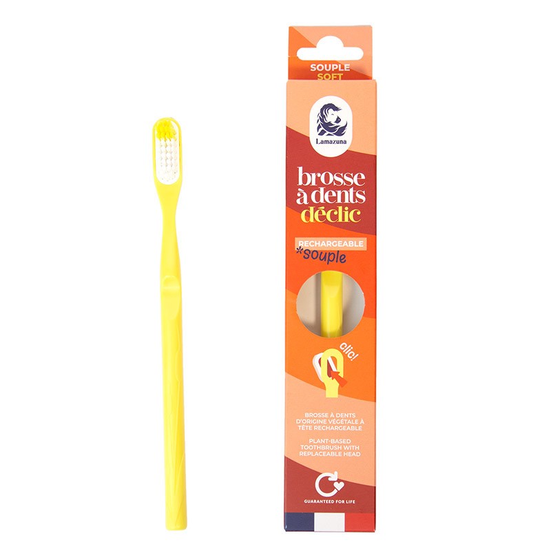 Cepillo dientes flexible recargable – Amarillo  | Higiene dental | La Comanda