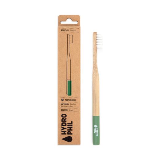  Cepillo dientes bambú Clásico Verde | Higiene dental | La Comanda a granel