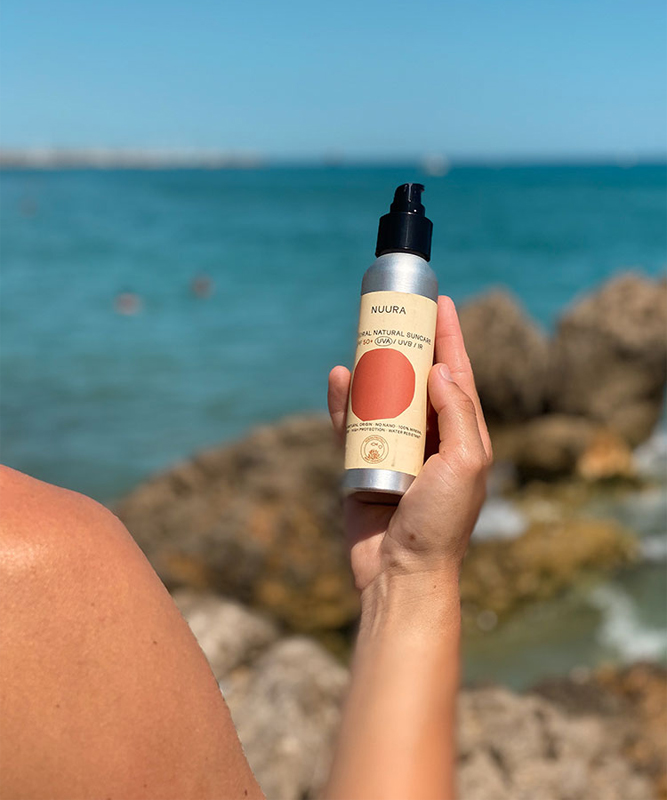 Crema solar mineral SPF 50 NUURA| Para la piel: cremas y aceites | La Comanda